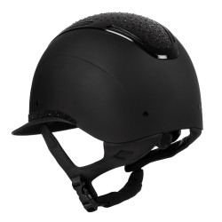 Reithelm Damen Equestro Apocalypse matt mit Strass EN 1384