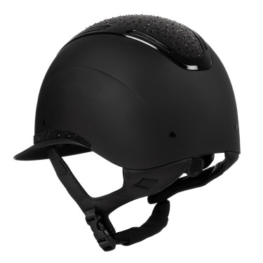 Reithelm Damen Equestro Apocalypse matt mit Strass EN 1384