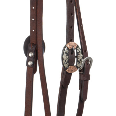 Western-Reitzaum Lakota mit silbernen Schnallen | Equi-Clic