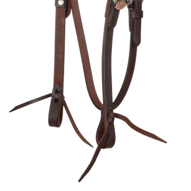 Western-Reitzaum Lakota mit silbernen Schnallen | Equi-Clic