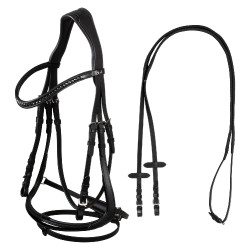 Dressur-Trense mit Gummizügeln – Supreme Hemelite | Equi-Clic