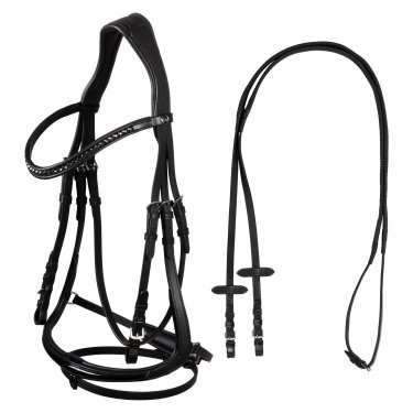 Dressur-Trense mit Gummizügeln – Supreme Hemelite | Equi-Clic
