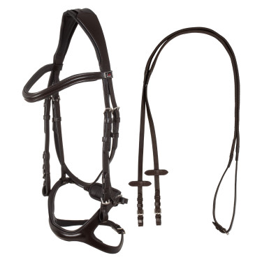 Anatomische Trense fürs Reiten – Supreme, gebogener Nasenriemen Anatomische Trense fürs Reiten – Supreme, gebogener Nasenriemen