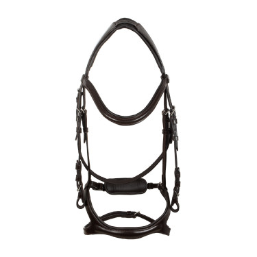 Anatomische Trense fürs Reiten – Supreme, gebogener Nasenriemen Anatomische Trense fürs Reiten – Supreme, gebogener Nasenriemen