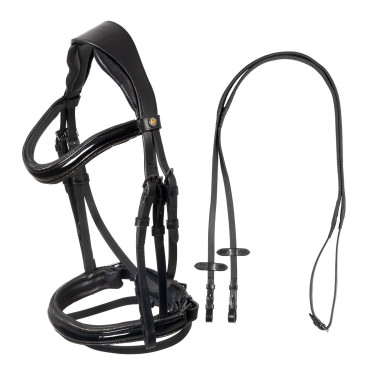 Equestro Trense für Pferde – gebogenes Stirnband Equestro Trense für Pferde – gebogenes Stirnband