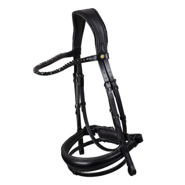 Equestro Dressurzaum Leder mit Strass – Reitsport