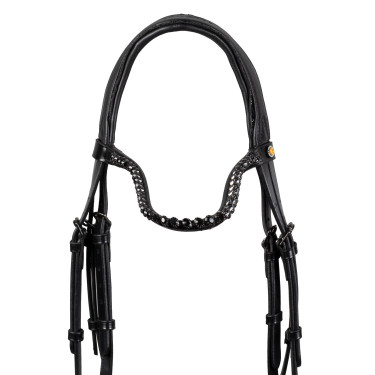 Equestro Dressurzaum Leder mit Strass – Reitsport
