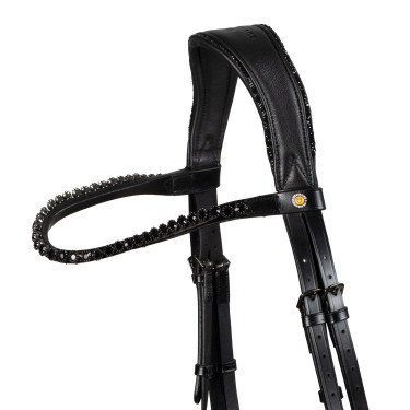 Equestro Dressurzaum Leder mit Strass – Reitsport