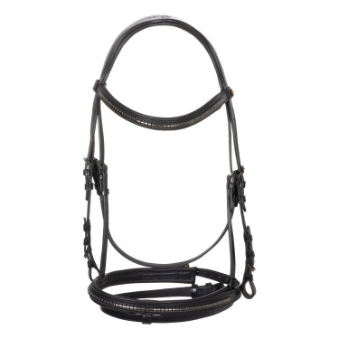 Reitzubehör: Equestro Trensenzaum Leder schwarz | Equi‑clic Reitzubehör: Equestro Trensenzaum Leder schwarz | Equi‑clic