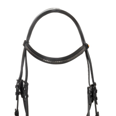 Reitzubehör: Equestro Trensenzaum Leder schwarz | Equi‑clic Reitzubehör: Equestro Trensenzaum Leder schwarz | Equi‑clic