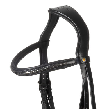 Reitzubehör: Equestro Trensenzaum Leder schwarz | Equi‑clic Reitzubehör: Equestro Trensenzaum Leder schwarz | Equi‑clic