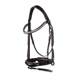 Reittrense Leder mit Strass – Equestro | Equi-Clic