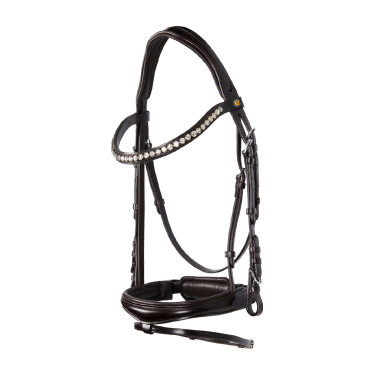 Reittrense Leder mit Strass – Equestro | Equi-Clic