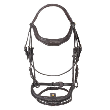 Trensenzaum für Pferde aus weichem Leder – Equestro