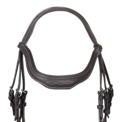Trensenzaum für Pferde aus weichem Leder – Equestro