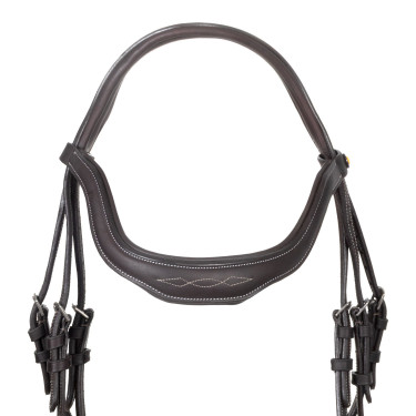 Trensenzaum für Pferde aus weichem Leder – Equestro