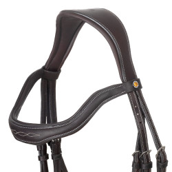 Trensenzaum für Pferde aus weichem Leder – Equestro