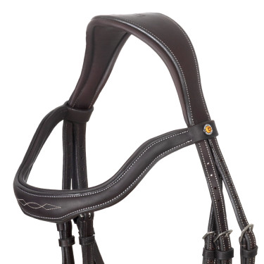 Trensenzaum für Pferde aus weichem Leder – Equestro