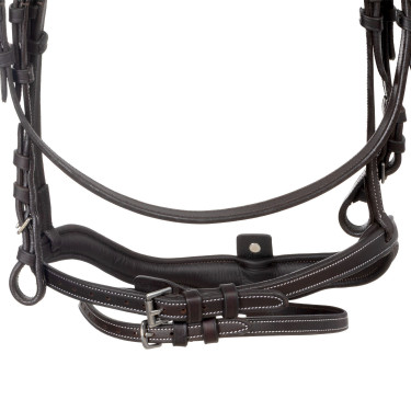 Trensenzaum für Pferde aus weichem Leder – Equestro