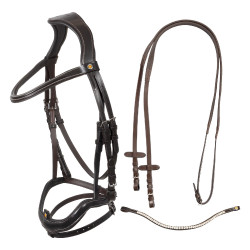 Equestro Trense anatomisch – Reitzaum mit gebogenem Nasenriemen