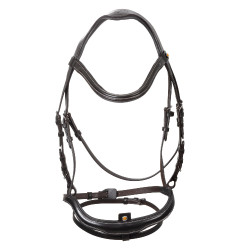 Equestro Trense anatomisch – Reitzaum mit gebogenem Nasenriemen