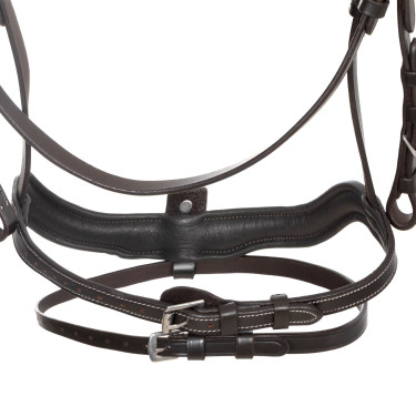 Equestro Trense anatomisch – Reitzaum mit gebogenem Nasenriemen