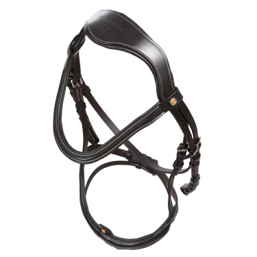 Equestro Trense anatomisch – Reitzaum mit gebogenem Nasenriemen