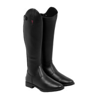 Kinderstiefel Supreme Wide Calf Glattleder Schwarz