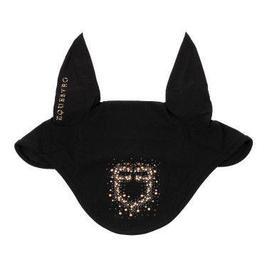 Equestro Fliegenhaube für Pferde – Strass, atmungsaktiv Equestro Fliegenhaube für Pferde – Strass, atmungsaktiv