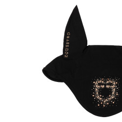 Equestro Fliegenhaube für Pferde – Strass, atmungsaktiv Equestro Fliegenhaube für Pferde – Strass, atmungsaktiv