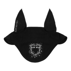 Equestro Fliegenhaube für Pferde – Strass, atmungsaktiv Equestro Fliegenhaube für Pferde – Strass, atmungsaktiv