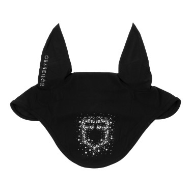 Equestro Fliegenhaube für Pferde – Strass, atmungsaktiv Equestro Fliegenhaube für Pferde – Strass, atmungsaktiv