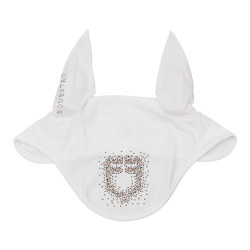 Equestro Fliegenhaube für Pferde – Strass, atmungsaktiv