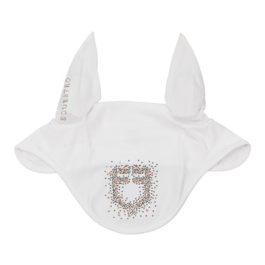 Equestro Fliegenhaube für Pferde – Strass, atmungsaktiv