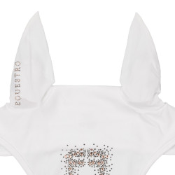Equestro Fliegenhaube für Pferde – Strass, atmungsaktiv