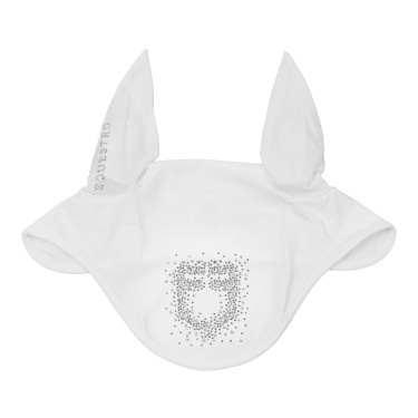 Equestro Fliegenhaube für Pferde – Strass, atmungsaktiv
