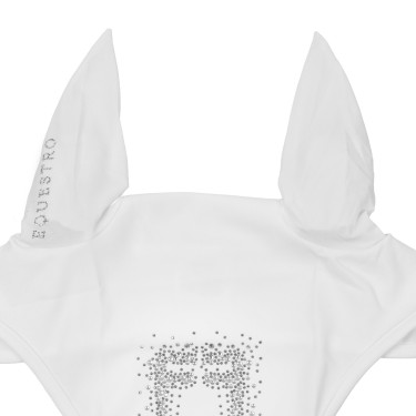 Equestro Fliegenhaube für Pferde – Strass, atmungsaktiv