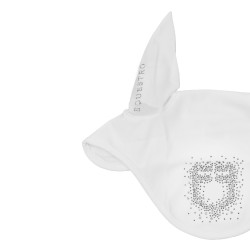 Equestro Fliegenhaube für Pferde – Strass, atmungsaktiv