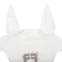 Equestro Fliegenhaube Reiten – technischer Stoff, Glitzer-Logo