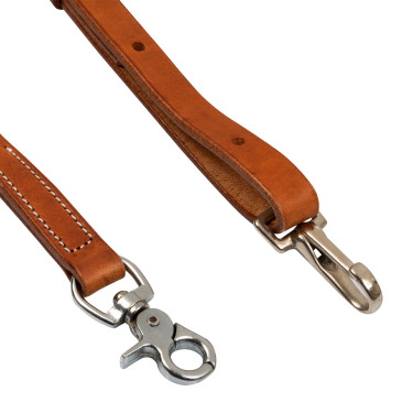 Western Reithalfter Tie Down aus Fettleder – Pool’s