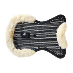 Reitpad aus Gel & Lammfell – rutschfestes Sattelpad | Equi-Clic