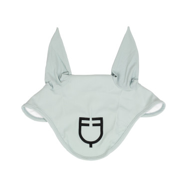 Fliegenhaube fürs Reiten Equestro Cube mit Logo