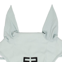 Fliegenhaube fürs Reiten Equestro Cube mit Logo