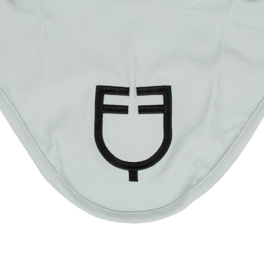 Fliegenhaube fürs Reiten Equestro Cube mit Logo