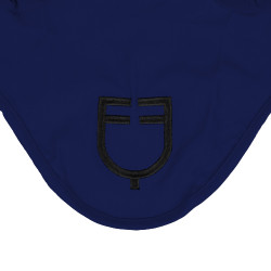 Fliegenhaube fürs Reiten Equestro Cube mit Logo