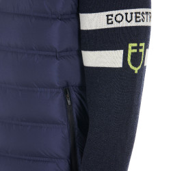 Herren Reitjacke Equestro – Nylon & Strick, Reißverschluss