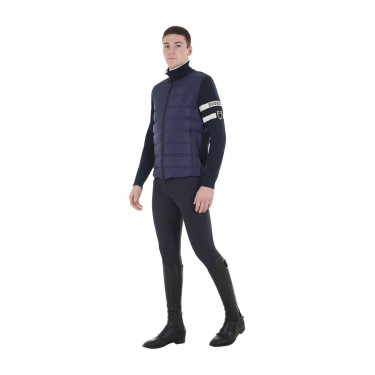 Herren Reitjacke Equestro – Nylon & Strick, Reißverschluss