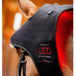 LED Rotlicht Ohrenhaube fürs Pferd – Reitzubehör