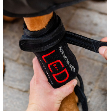 LED Rotlicht-Therapie Gamasche für Hunde – Reitsport LED Rotlicht-Therapie Gamasche für Hunde – Reitsport