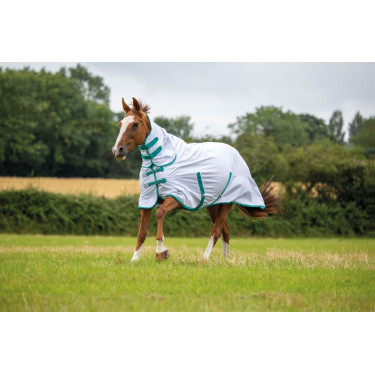 Kombidecke Anti-Fliegen Tempest Original Shires Weiß Wei&amp;amp;amp;amp;amp;szlig;
